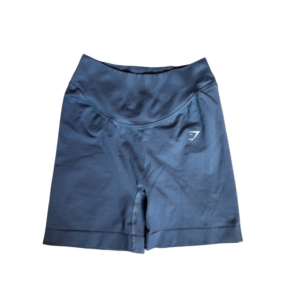 Gymshark Women's Blue/Gray Athletic Shorts